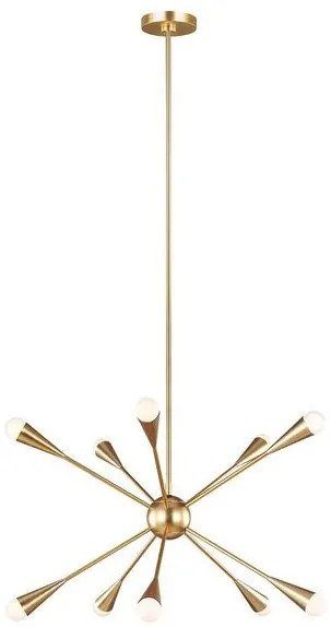 Πολυέλαιος Κρεμαστό Φωτιστικό LED 10xG9 3W IP20 3000K Jax Elstead Lighting FE-JAX10-BB Ορείχαλκος
