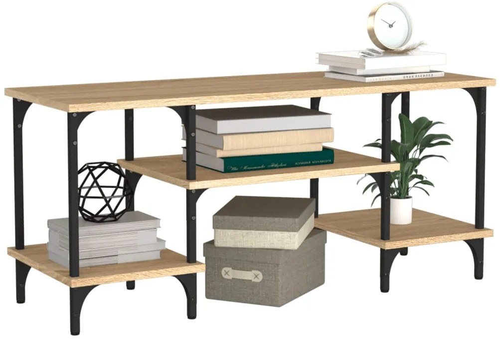 vidaXL Έπιπλο Τηλεόρασης Sonoma Δρυς 102x35x45,5 εκ. Επεξ. Ξύλο