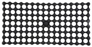 Αντιολισθητικό Πατάκι Μπανιέρας (34x68.5) Octopus Golf Διάφανο Μαύρο