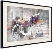 Αφίσα - Flower Delivery - 45x30 - Μαύρο - Με πασπαρτού