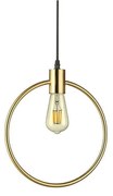 Φωτιστικό Οροφής Abc Round 207841 29,8x38/24,7x12 1xE27 70W Gold Ideal Lux