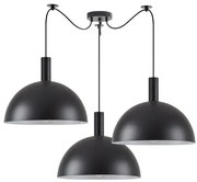 Κρεμαστό Φωτιστικό Οροφής 3xE27 Μαύρο Adept Tube 77-8499 Homelighting-77-8499-Μαύρο 77-8499