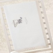 Κουβέρτα Βρεφική Max Πικέ White-Grey Saint Clair Κούνιας 110x150cm 100% Βαμβάκι