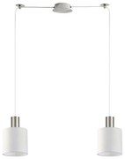 Φωτιστικό Οροφής Adept Tube 77-8417 50x15x300cm 2xE27 60W Nickel-White Homelighting