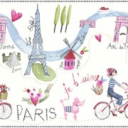 Ταπετσαρία τοίχου Imagine Fun Frieze Paris with Love 696302