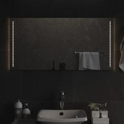 vidaXL Καθρέφτης Μπάνιου με LED 50x100 εκ.