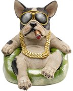 Διακοσμητικό Επιτραπέζιο Money Box Chillax Dog Πολυρεσίνη Πολύχρωμο 19x21x20.5εκ. - Πολύχρωμο