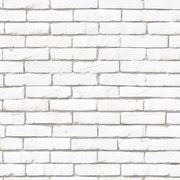 Ταπετσαρία Τοίχου Brick Wall White