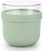 Μπολ πρωινού Brabantia Make&Take 1006297, 500+180 ml, Βιδωτό καπάκι, χωρίς BPA, Πράσινο