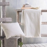 Ριχτάρι Hatton Ecru Ρυθμός Πολυθρόνα 160x180cm Cotton-Polyester