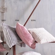 Μαξιλαροθήκη Διακοσμητική Shabby Grey Ρυθμός 50Χ50 Jacquard