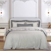 Σετ Σεντόνια Βαμβακοσατέν King 260x280εκ. Εssential 2267 Μπεζ-Γκρι Greenwich Polo Club