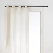 Κουρτίνα 027.1612723 Με Τρουκς Ecru 140X260 Λινό-Πολυέστερ