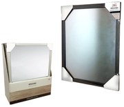 Καθρέπτης Επιτοίχιος Ξύλο-Γυαλί 54x64cm Σε 4 Αποχρώσεις
