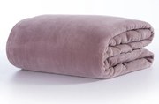 Κουβέρτα Fleece Υπέρδιπλη Cosy Mauve 220x240 - Nef-Nef Homeware