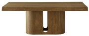 Artekko Asos Καφέ Τραπεζαρία MDF (200x110x77)cm Artekko 783-6501