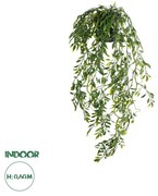 GloboStar® Artificial Garden HANGING NANDINA 20868 - Τεχνητό Κρεμαστό Διακοσμητικό Φυτό Ναντίνα Φ20 x Y60cm