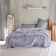 Κουβέρτα Velour Silver Ρυθμός Ημίδιπλο 160x220cm Πολυέστερ