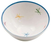 Σαλατιέρα Asterisco AST0600 Φ22cm Blue-Multi Zafferano Small Κεραμικό