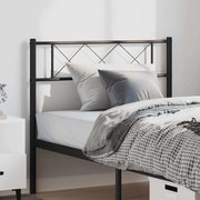 vidaXL Κεφαλάρι Μαύρο 100 εκ. Μεταλλικό