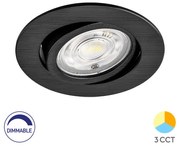 Φωτιστικό Σποτ Braytron BD02-60781 Μαύρο Ματ (Black Mat) CCT3