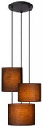 Φωτιστικό Κρεμαστό Lucide 45409-13-30 MAYA Μαύρο Ματ (Black Mat)|Χρυσό Χρώμα (Gold Coloured)