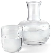 Κανάτα Με Ποτήρι (Σετ 2Τμχ) 311001 10,1x10,1x15,2cm Clear Philippi Γυαλί