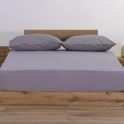 Σεντόνι Μακό Μονό Με Λάστιχο (100x200+30) Nef-Nef Homeware Jersey Γκρι