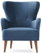 Πολυθρόνα - Μπερζέρα Karina 825BLC2350 73x80x87cm Blue
