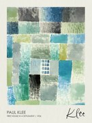 Αναπαραγωγή First House in a Settlement (1926), Paul Klee
