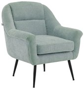 Armchair with Metal Legs 801 Fylliana Light Green 76x77x89 cm