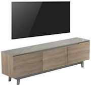 Έπιπλο τηλεόρασης Kasandra pakoworld σε μπεζ μαρμάρου-sonoma απόχρωση 180x35x48.5εκ