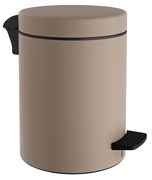 Κάδος Απορριμμάτων Μπάνιου (Φ18x25) Pam &amp; Co 3lt 03-601-103 Matt Beige