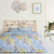 Κουβερλί Υπέρδιπλο (220x240) 2 Όψεων Kocoon Mostera Blue