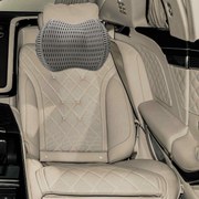 vidaXL Μαξιλάρι με μαξιλάρι Ρυθμιζόμενος Γκρι 31 x 23 x 14 εκ 4D Δίχτυ