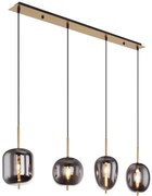 Φωτιστικό Κρεμαστό Globo Lighting BLACKY I 15345-4MM