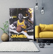 Πίνακας σε καμβά Lebron James -KING- KNV1576 30cm x 40cm