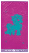 Πετσέτα Θαλάσσης Παιδική 4074 Pink-Mint Greenwich Polo Club Θαλάσσης 70x140cm 100% Βαμβάκι