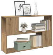 vidaXL Βιβλιοθήκη Αρτισιανή Δρυς 100x24x63 εκ. Επεξεργ. Ξύλο