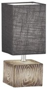 Επιτραπέζιο Φωτιστικό Ξύλο Hauke 50642 Fischer Honsel-50642-Γκρι 50642