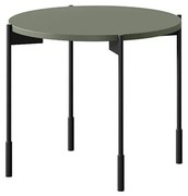 Τραπεζάκι Σαλονιού Sorena Λαδί 49x40x49cm με μαύρα πόδια - BOG4589