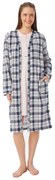 Ρόμπα Γυναικεία Minerva 52446-069 Plaid Navy Ροζ,Γκρι XX-LARGE/XXX-LARGE