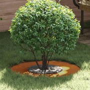vidaXL Flat Tree Ring 5 κομμάτια Ø30/60 εκ από Weathering Steel