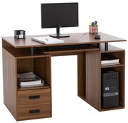 ΓΡΑΦΕΙΟ ΜΕΛΑΜΙΝΗΣ STATUS  WALNUT 120Χ55Χ76 εκ.