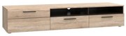 Έπιπλο TV Solo 180x52x34cm δεξί Sonoma-Wenge MDF Καμπυλωτό τελείωμα στις πόρτες TO-SOLOTV2S1DP