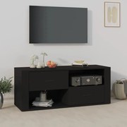 vidaXL Έπιπλο Τηλεόρασης Μαύρο 100 x 35 x 40 εκ. Επεξ. Ξύλο