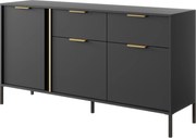 Μπουφές Larry 3D2S-Anthraki - 153.10Χ39.50Χ81.40cm