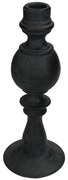 Κηροπήγιο ArteLibre Μαύρο Polyresin 8.5x8.5x22cm-05153464