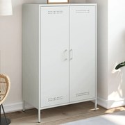 Ντουλάπι Λευκό 68x39x113 εκ. από Ατσάλι 842969