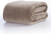 Κουβέρτα Fleece Cosy Beige Nef-Nef Υπέρδιπλo 220x240cm Πολυέστερ